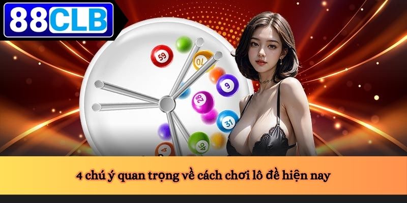 4 chú ý quan trọng về cách chơi lô đề hiện nay
